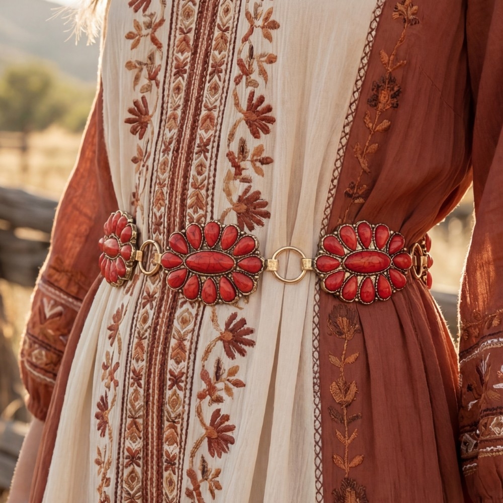 Blossom Cluster Chain Belt