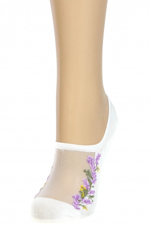 Flower Line Low Cut Socks
